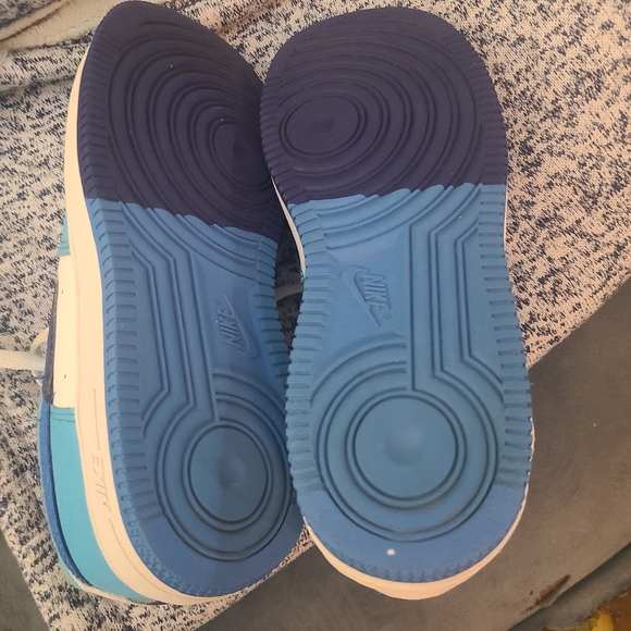 Nike Air Force 1 LV8 2 GS Split Light Photo Blue Shoes  Nike Air Force 1 LV8 2 GS Split Light Photo Blue Shoes Size 3Y